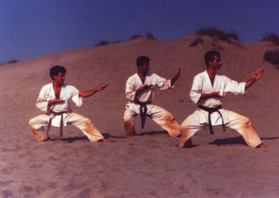 Serignan (Francia) luglio 1988: Massimo, Francesco e Sirio